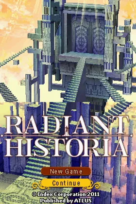 Radiant Historia (USA) screen shot title